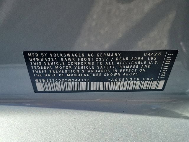 New 2026 Volkswagen GTI SE FWD image 29