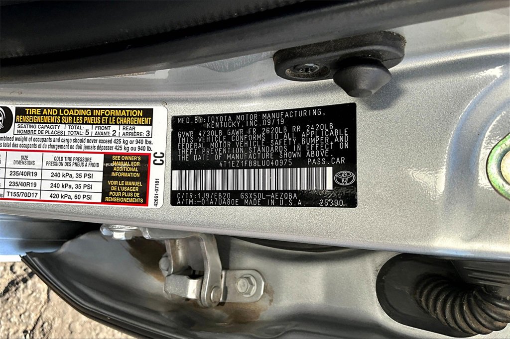 Used 2020 Toyota Avalon XSE w/ Carpet Mat Package image 34