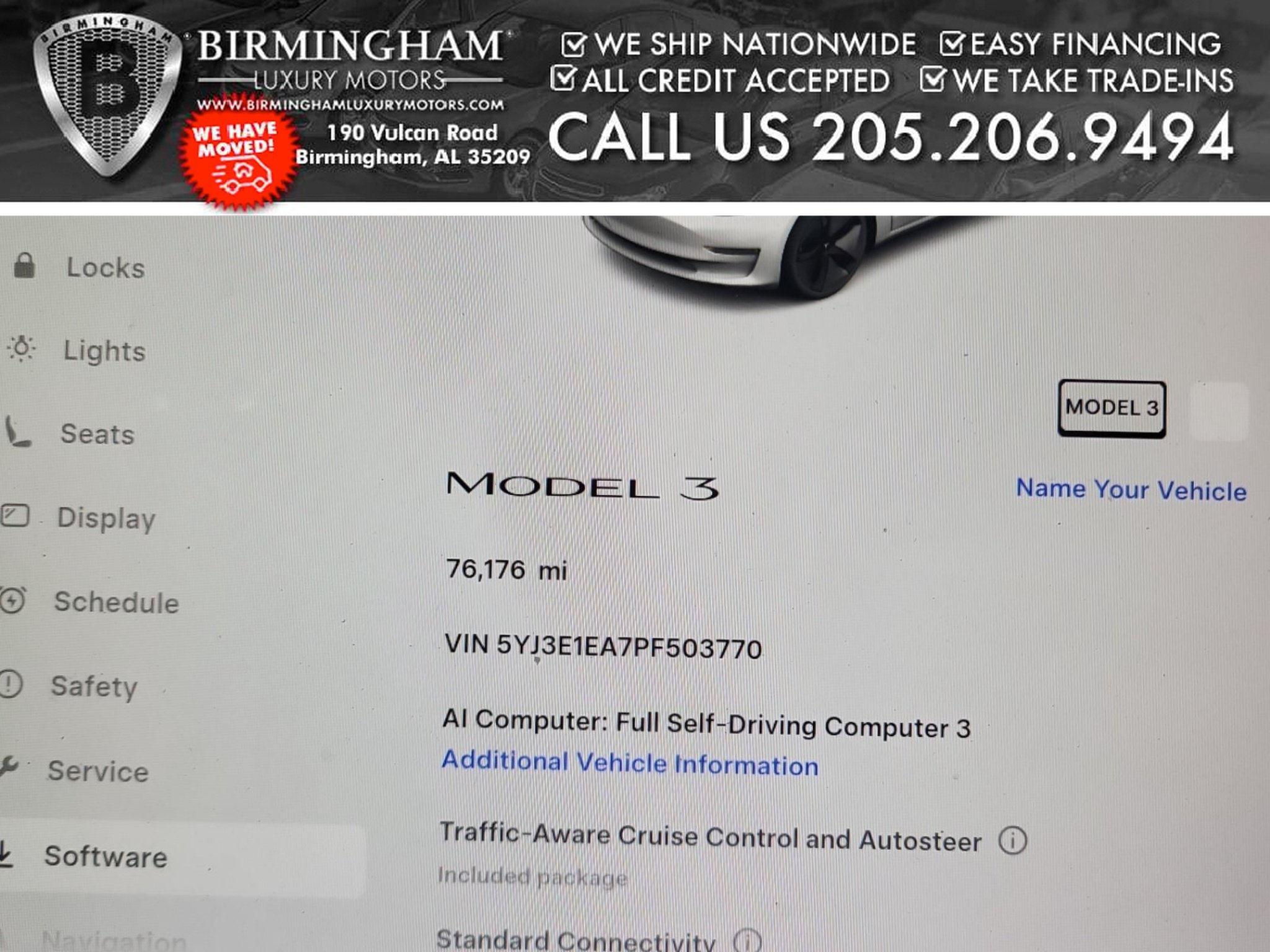 Used 2023 Tesla Model 3 Standard Range RWD image 2