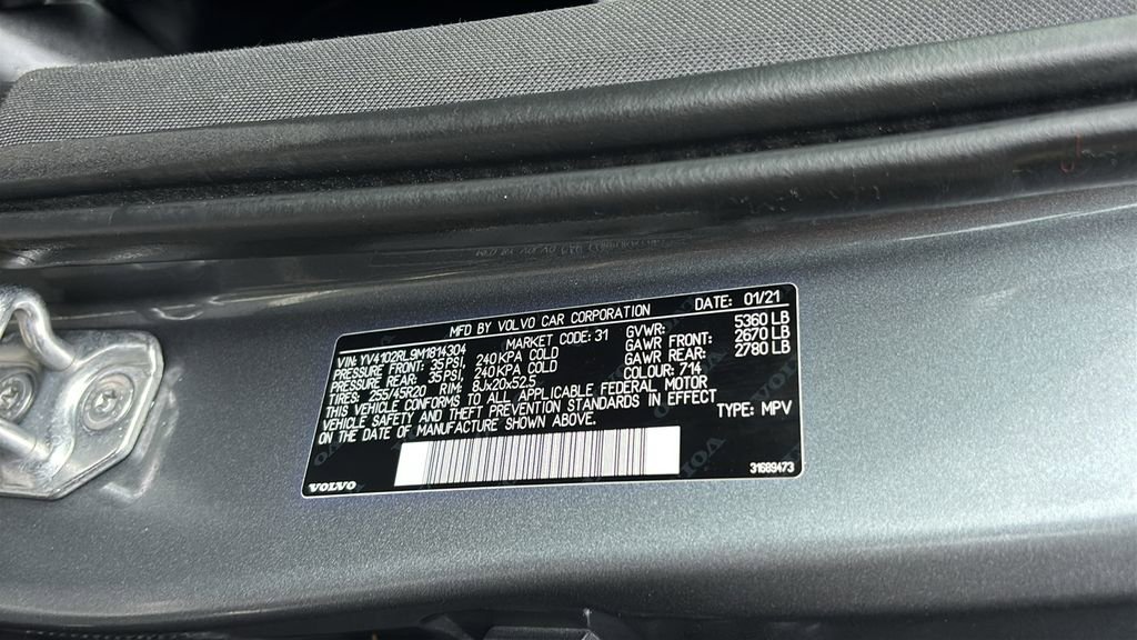 Used 2021 Volvo XC60 T5 Inscription w/ Climate Package image 36