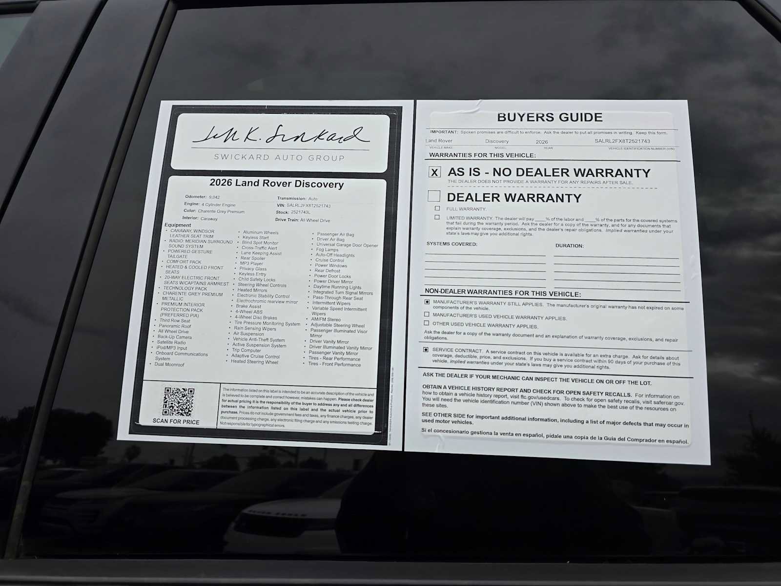 Used 2026 Land Rover Discovery Dynamic SE AWD/4WD image 16