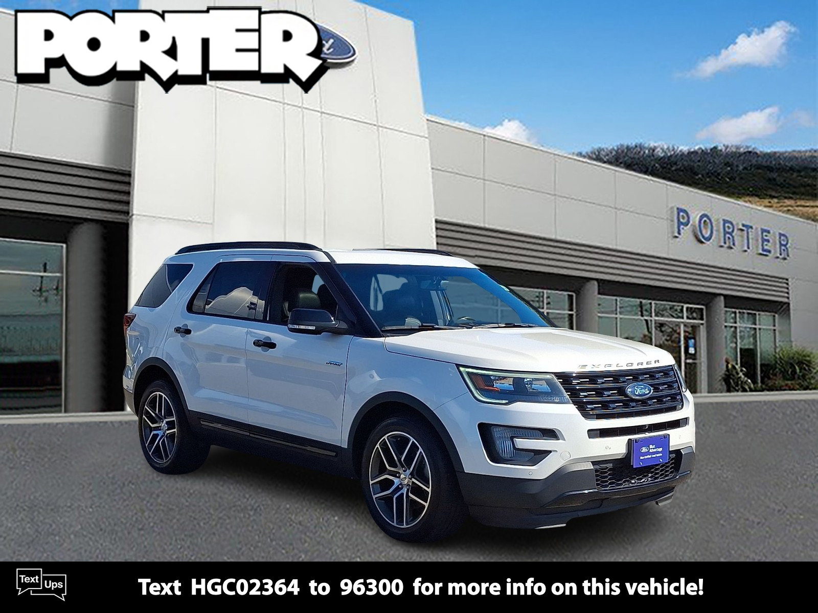 Certified 2017 Ford Explorer Sport w/ Equipment Group 401A AWD/4WD image 1