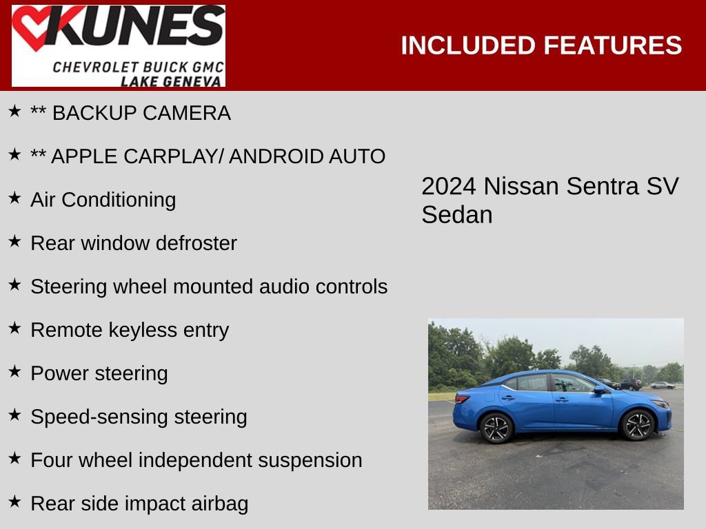 Used 2024 Nissan Sentra SV FWD image 2
