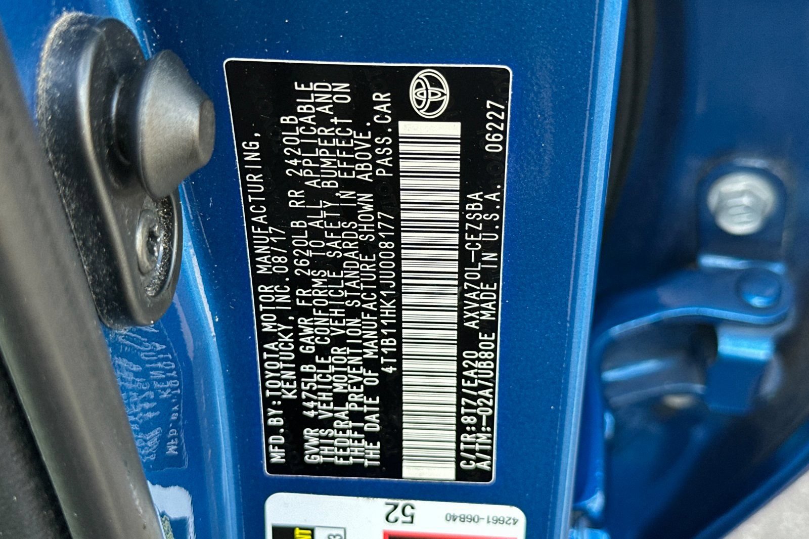 Used 2018 Toyota Camry SE FWD image 27