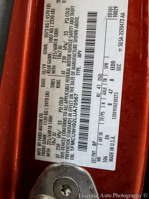 Used 2020 Ford Escape SEL image 27