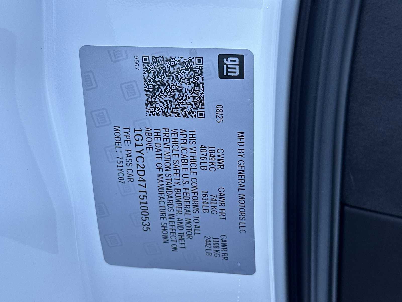 New 2026 Chevrolet Corvette Stingray Premium Cpe w/ Z51 Performance Package image 27