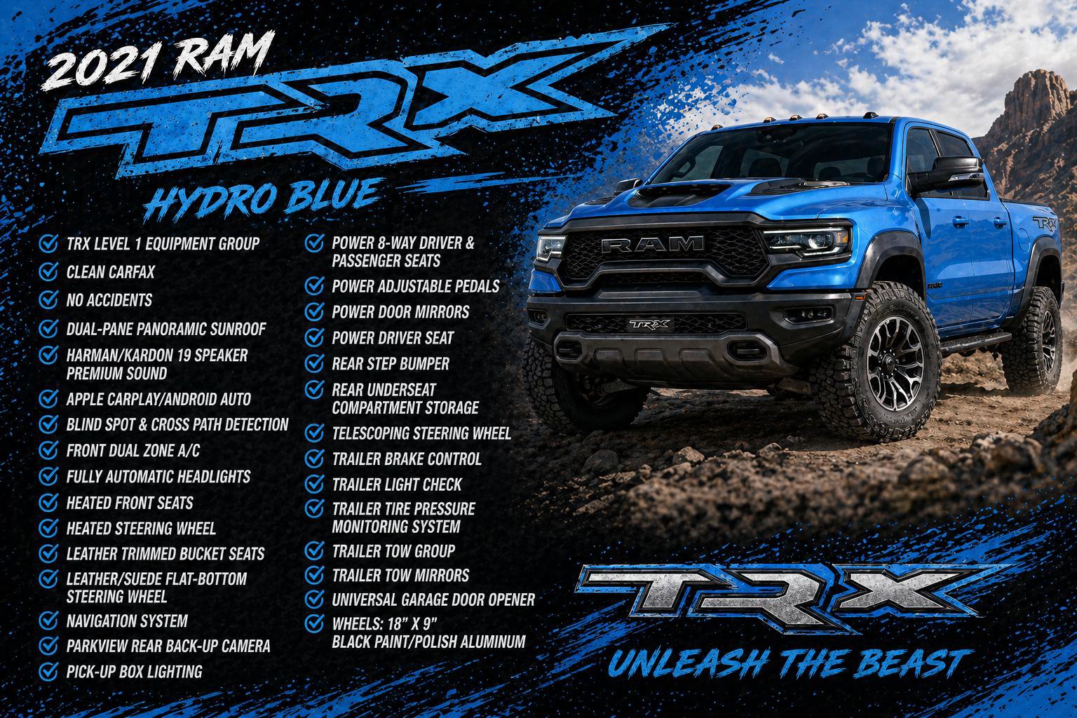 Used 2021 RAM 1500 TRX w/ TRX Level 1 Equipment Group AWD/4WD image 3