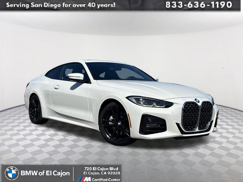 Used 2021 BMW 430i Coupe w/ M Sport Package RWD image 1