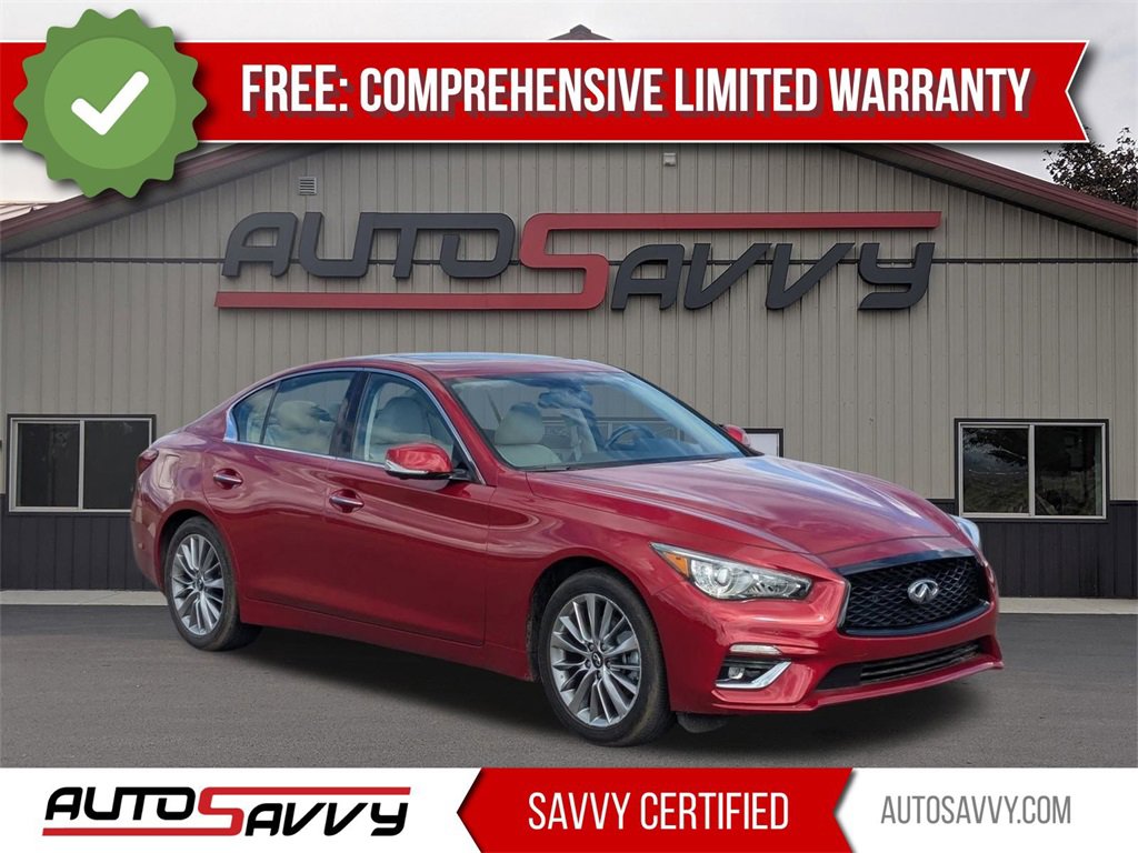 Used 2023 INFINITI Q50 Luxe w/ Cargo Package