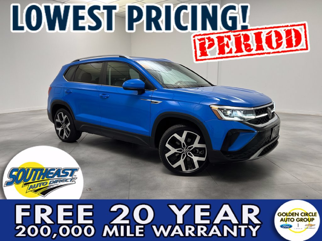 Used 2022 Volkswagen Taos SEL w/ Panoramic Sunroof Package