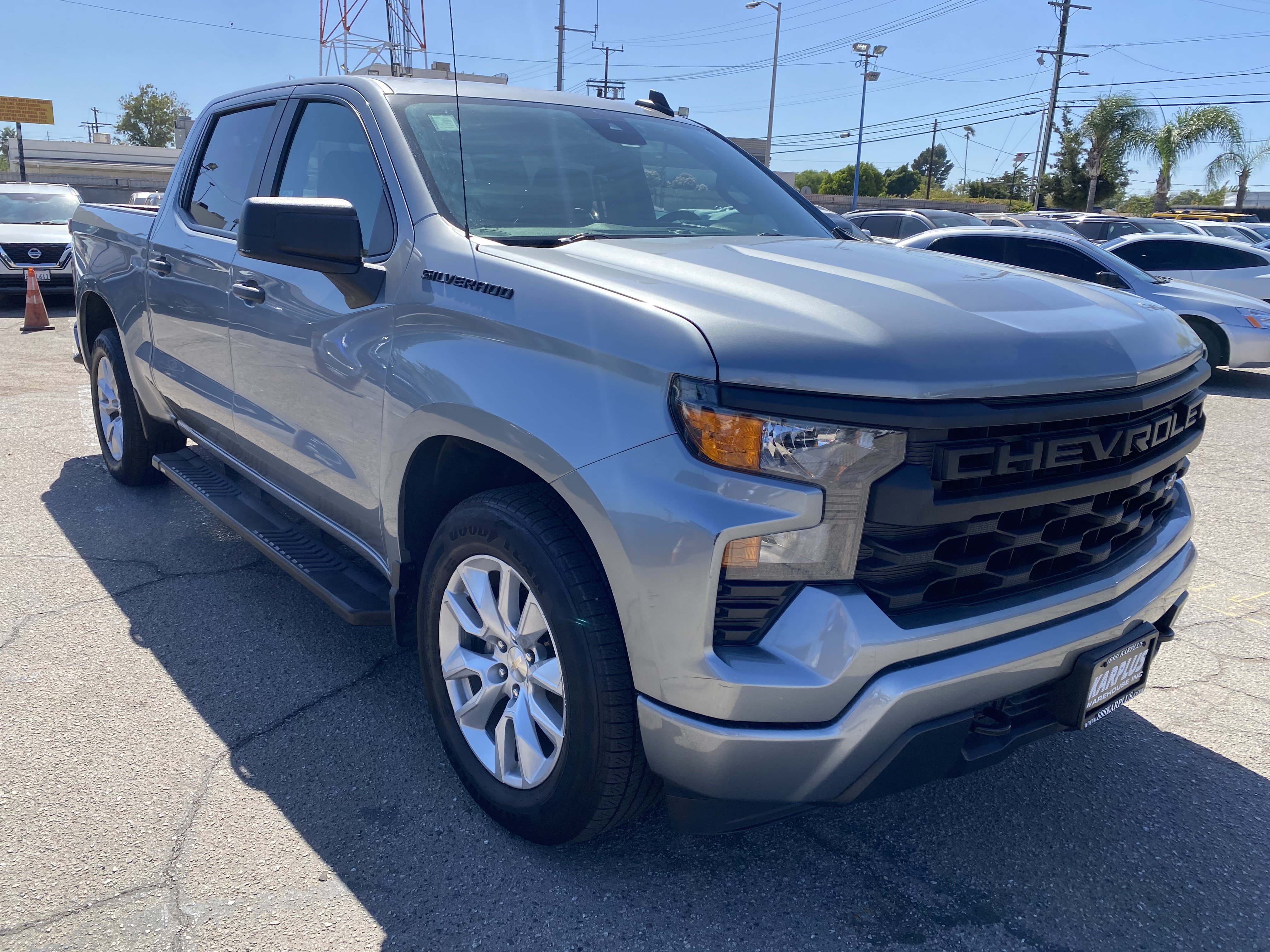 Used 2024 Chevrolet Silverado 1500 Custom w/ LPO, Dark Essentials Package RWD image 8