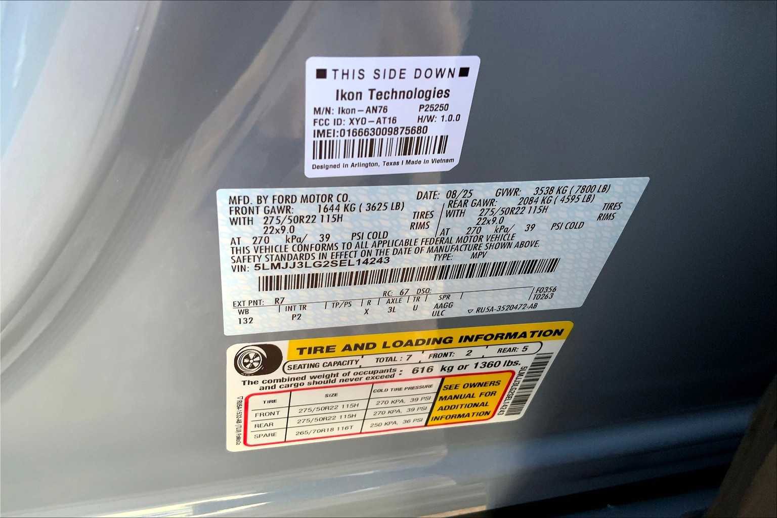 New 2025 Lincoln Navigator L Reserve w/ Jet Appearance Package image 21