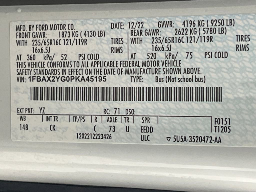 Used 2023 Ford Transit 350 XLT image 62