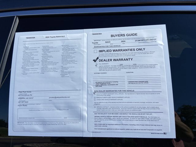 Used 2024 Toyota RAV4 XLE FWD image 5