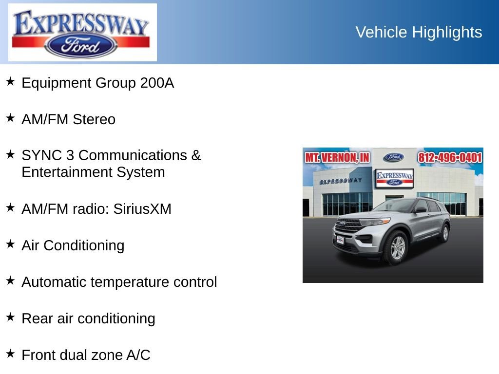 Used 2020 Ford Explorer XLT RWD image 2