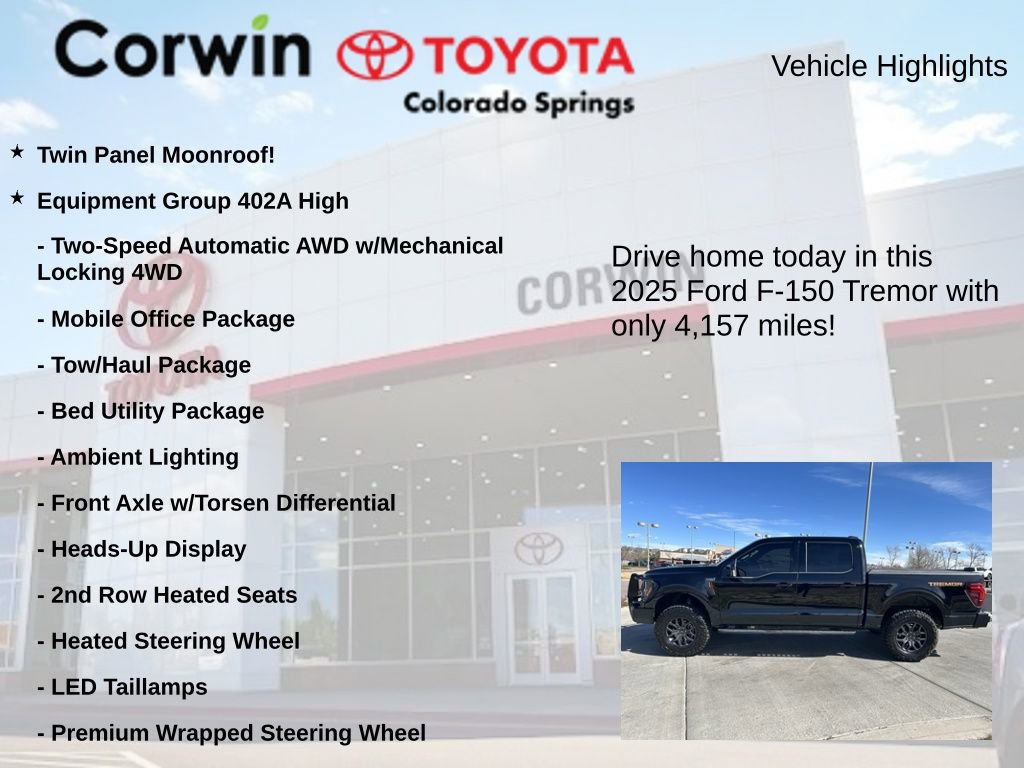 Used 2025 Ford F150 Tremor w/ Equipment Group 402A High image 7