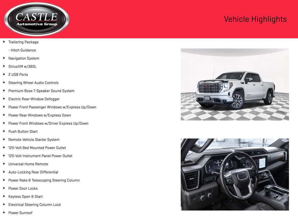 Used 2023 GMC Sierra 1500 Denali w/ Denali Reserve Package AWD/4WD image 16