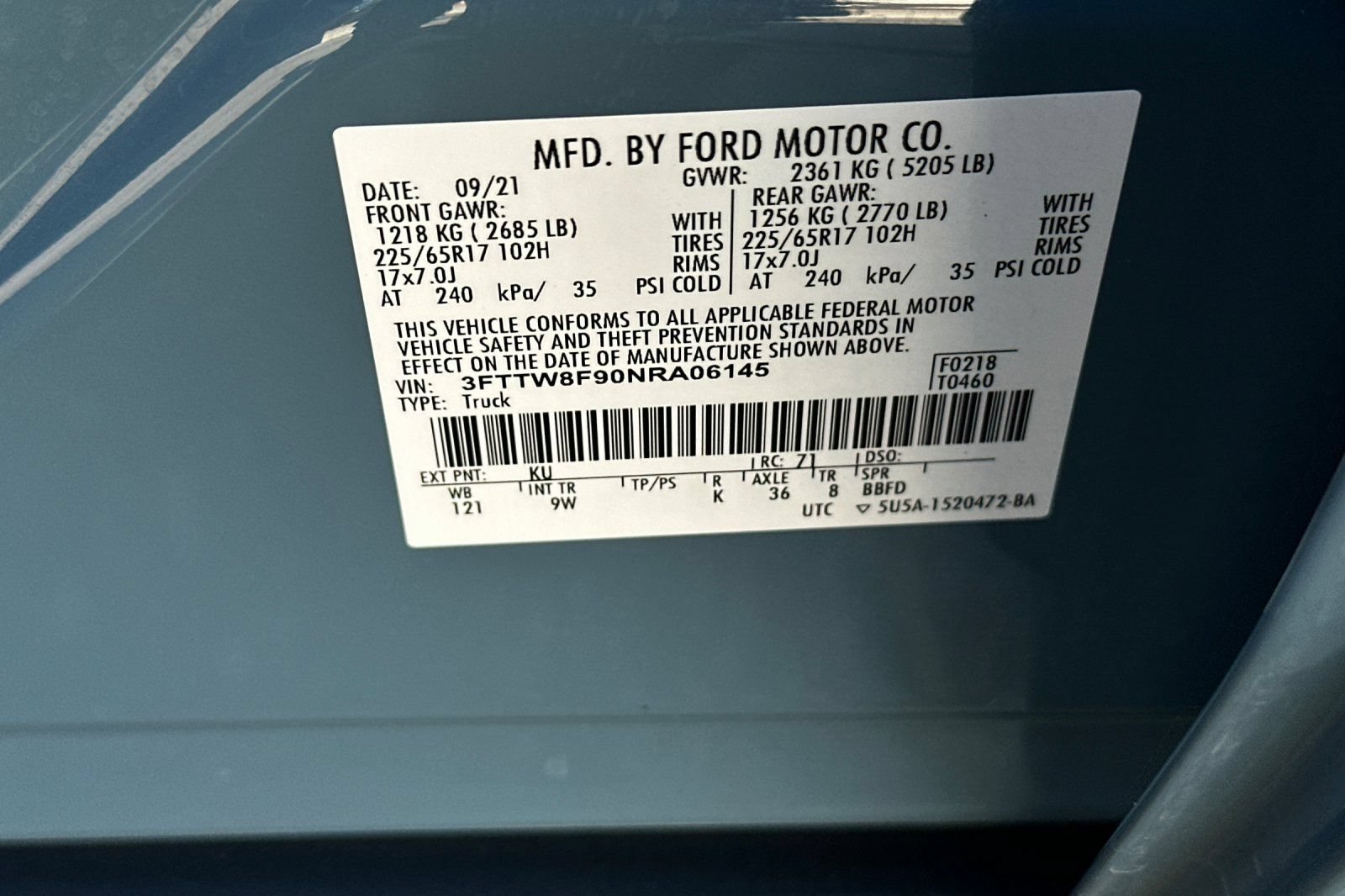 Used 2022 Ford Maverick XL w/ Equipment Group 100A Standard AWD/4WD image 26