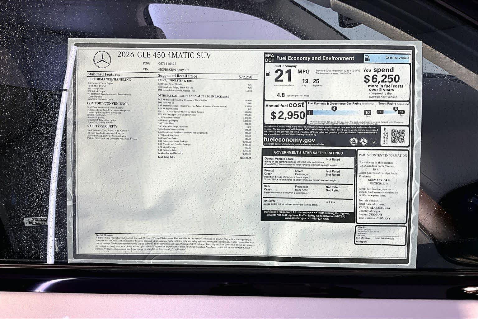 New 2026 Mercedes-Benz GLE 450 4MATIC image 18