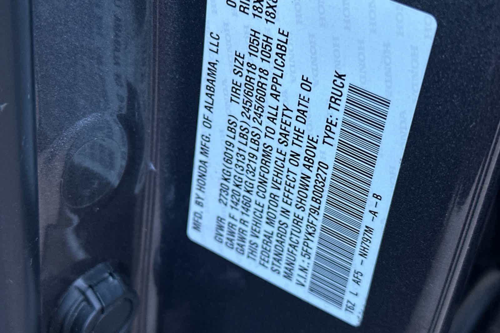 Used 2020 Honda Ridgeline RTL-E image 36