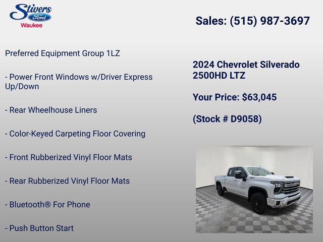 Used 2024 Chevrolet Silverado 2500 LTZ w/ LTZ Convenience Package AWD/4WD image 16