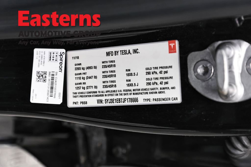 Used 2018 Tesla Model 3 Long Range image 32