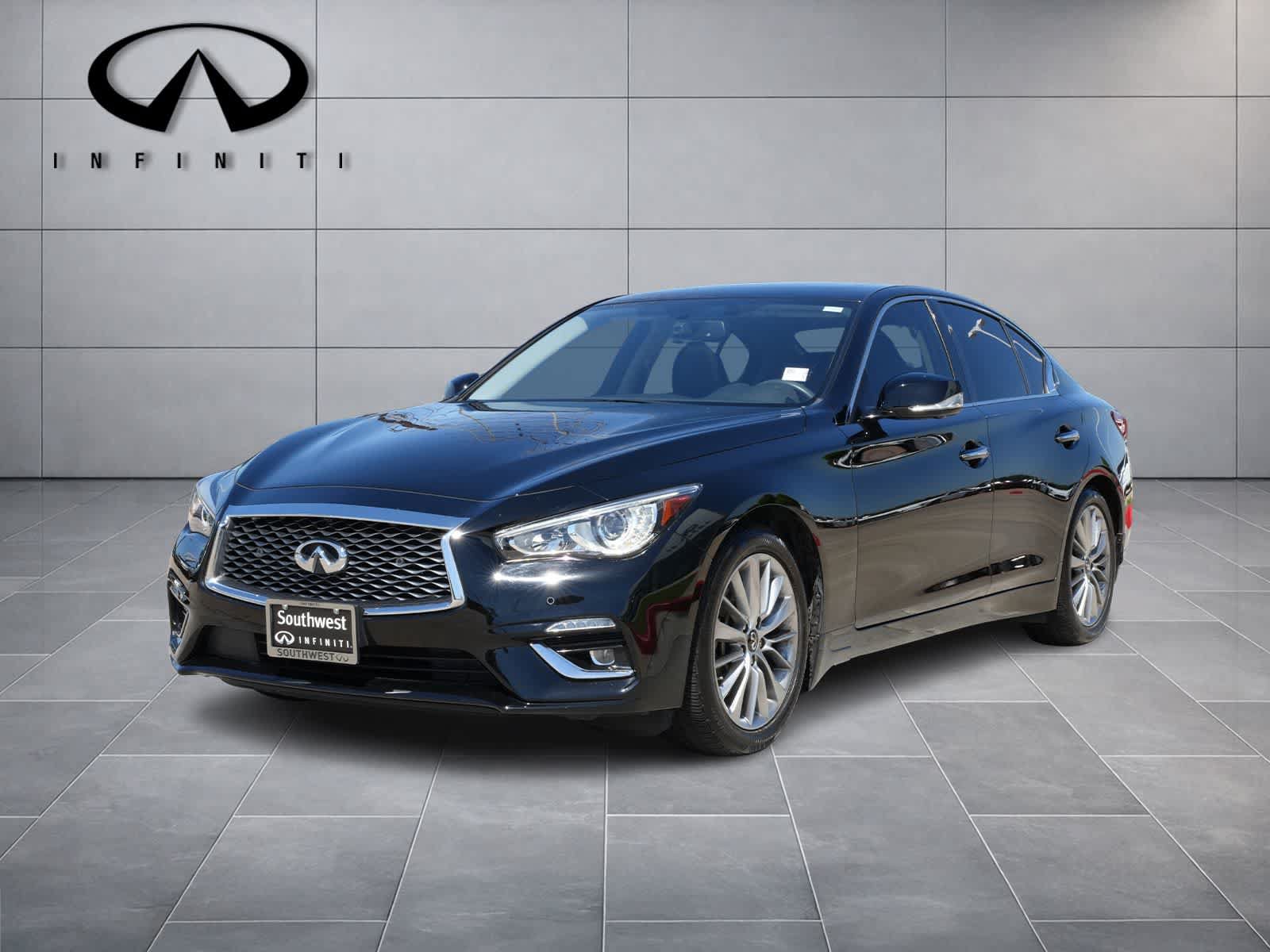 Certified 2023 INFINITI Q50 Luxe w/ Cargo Package RWD image 1