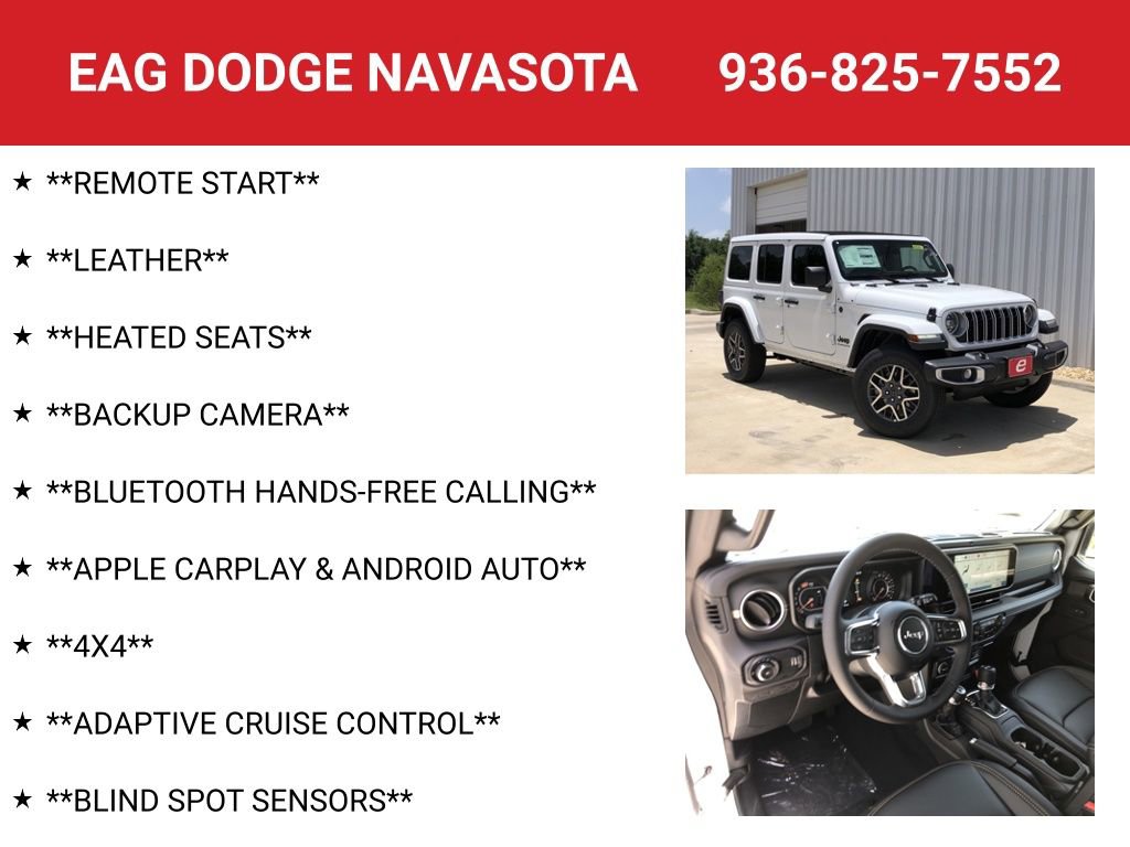New 2025 Jeep Wrangler Unlimited Sahara w/ Safety Group AWD/4WD image 4