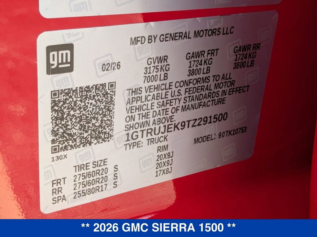 New 2026 GMC Sierra 1500 Elevation image 37