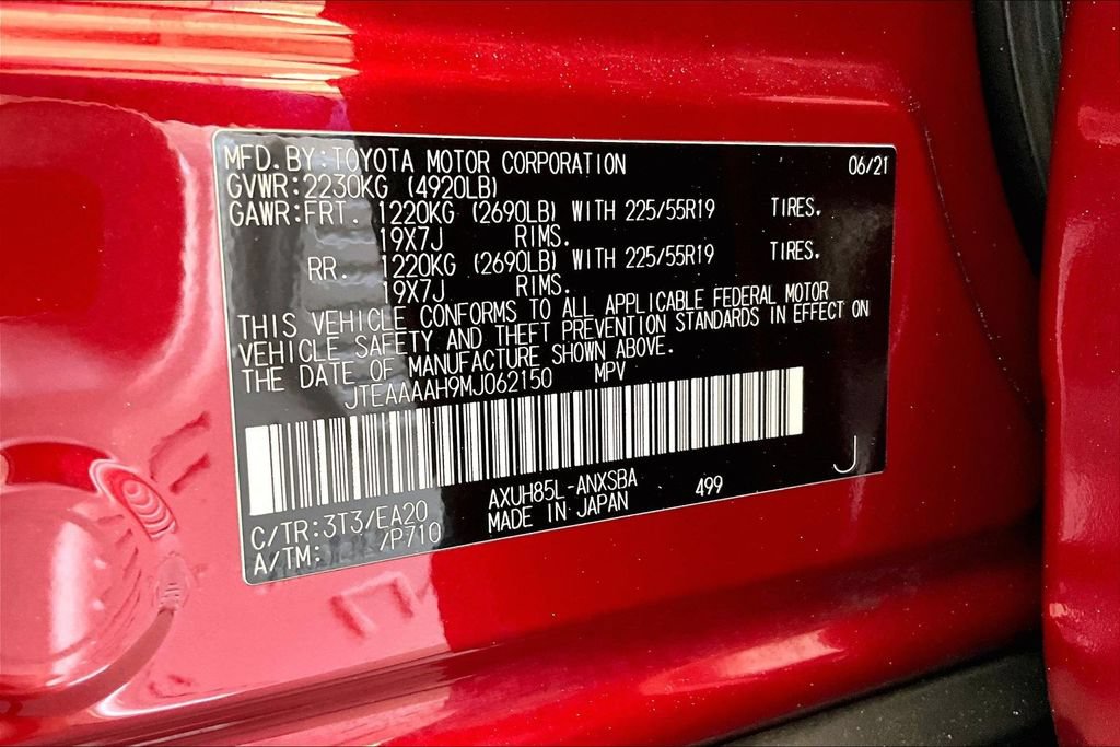 Certified 2021 Toyota Venza Limited AWD/4WD image 19