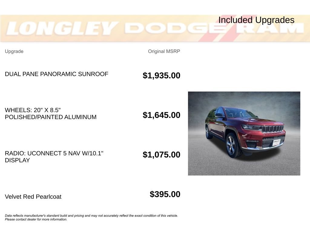 Used 2022 Jeep Grand Cherokee L Limited image 2