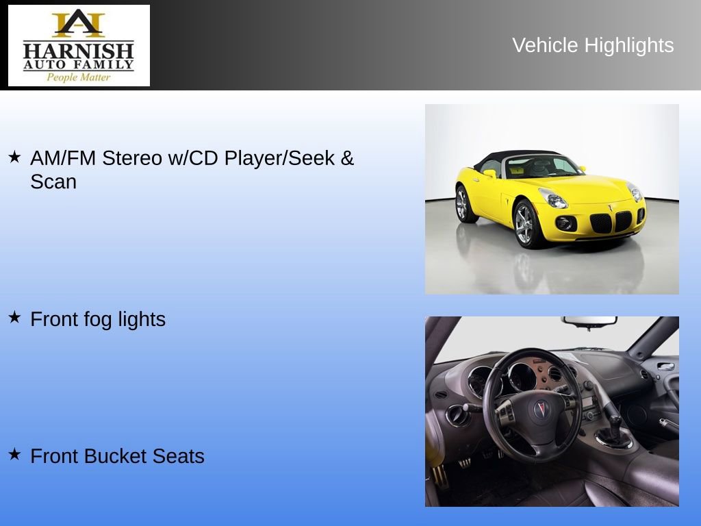 Used 2007 Pontiac Solstice GXP w/ Premium Package image 12