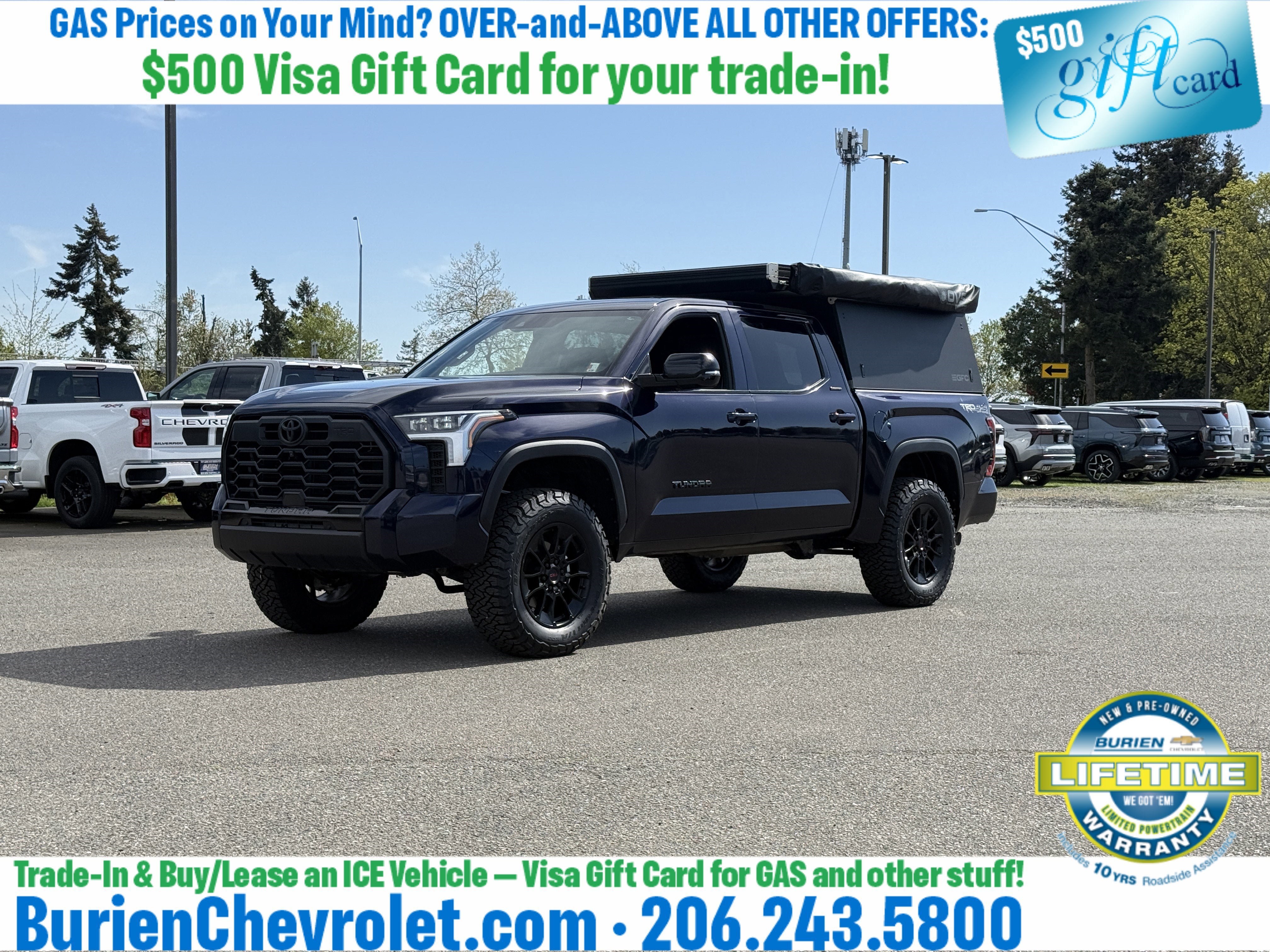 Used 2025 Toyota Tundra Limited w/ TRD Off-Road Package AWD/4WD image 52