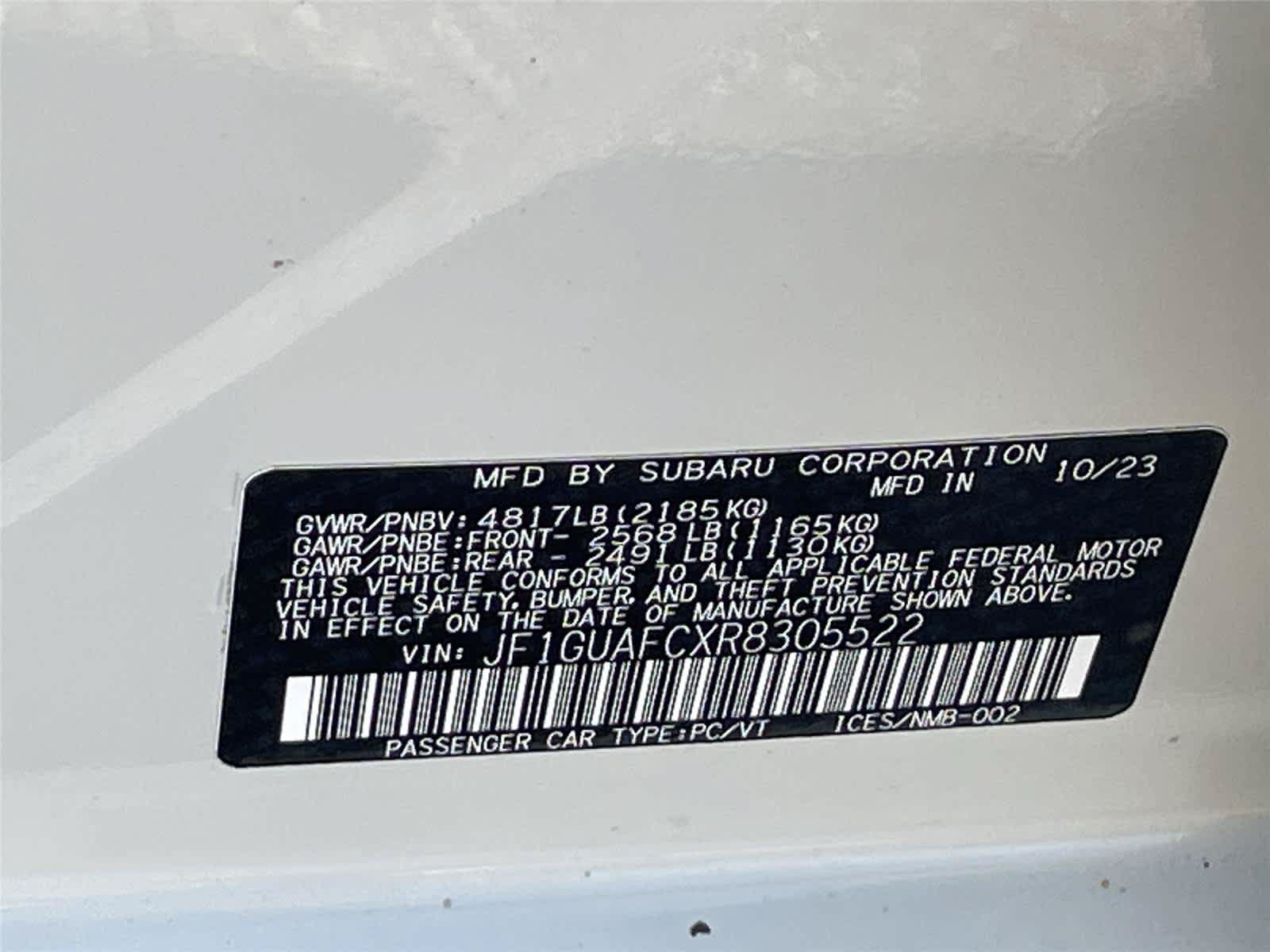 Certified 2024 Subaru Impreza 2.0i Sport AWD/4WD image 31