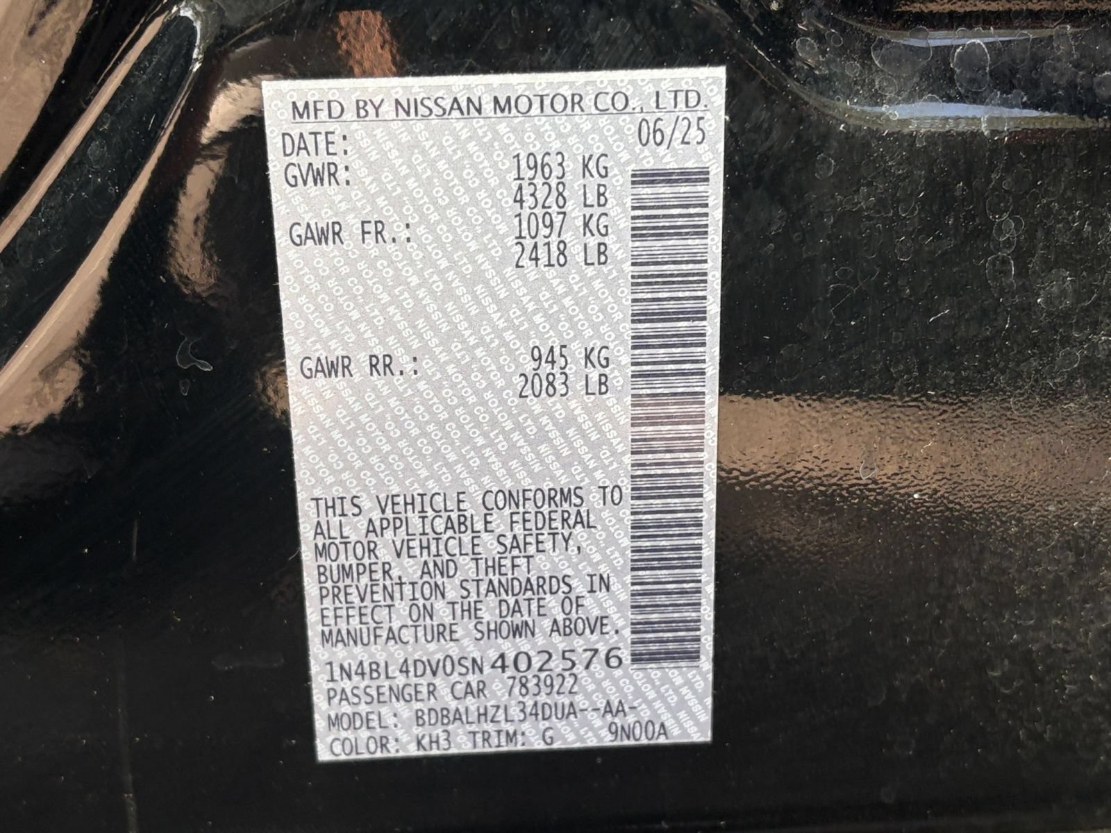Used 2025 Nissan Altima 2.5 SV FWD image 24