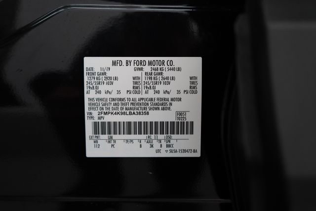 Used 2020 Ford Edge Titanium w/ Equipment Group 301A image 91