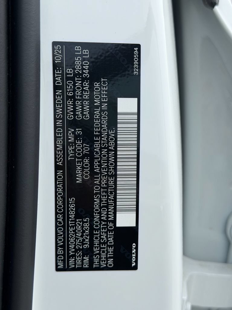 New 2026 Volvo XC90 B6 Plus w/ Protection Package Premier AWD/4WD image 33