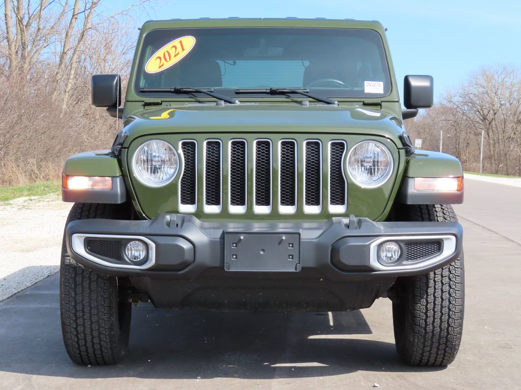 Used 2021 Jeep Wrangler Unlimited Sahara w/ Uconnect 4C Nav & Sound Group image 13