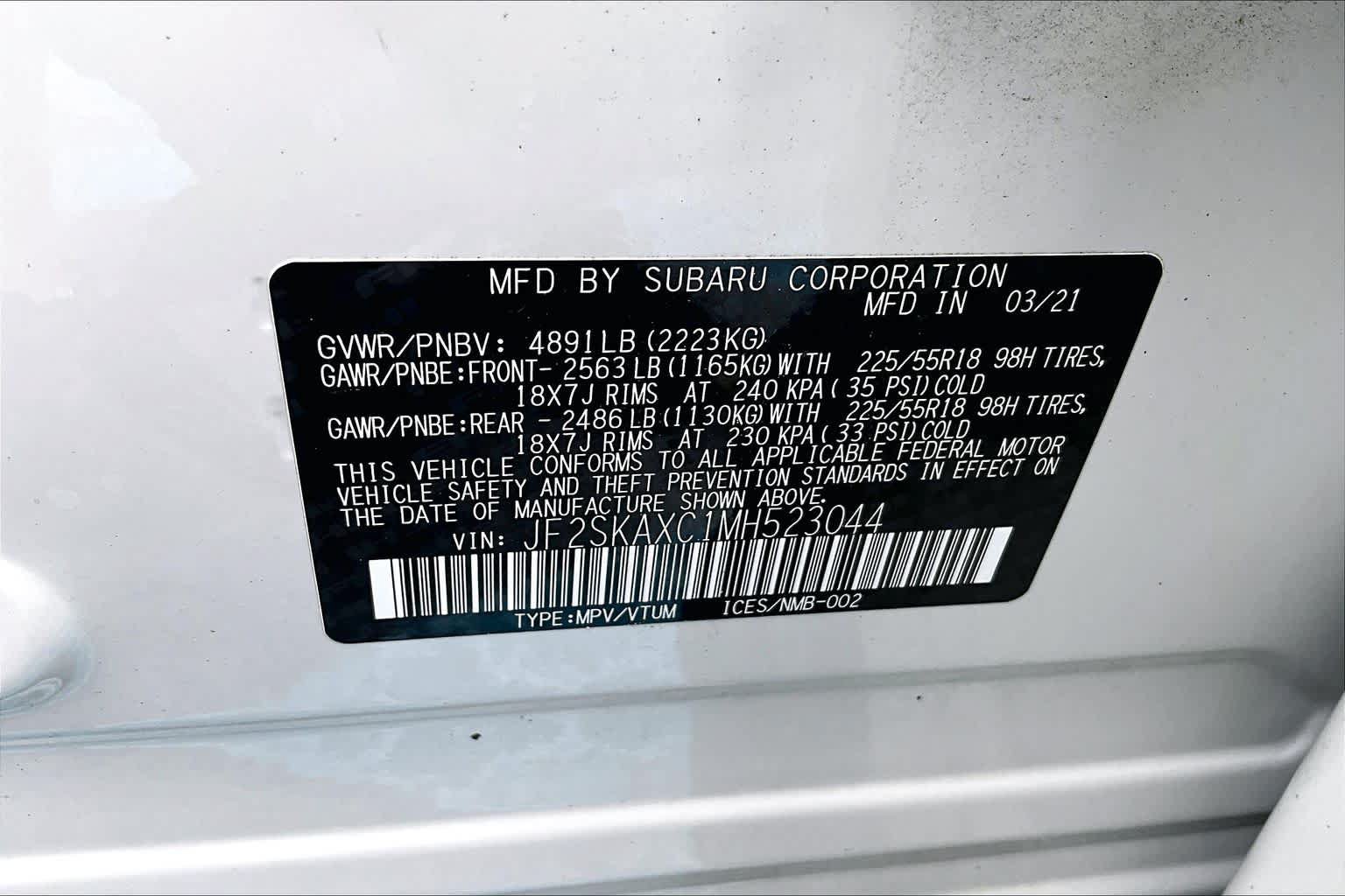 Used 2021 Subaru Forester Touring w/ Popular Package #2 AWD/4WD image 33