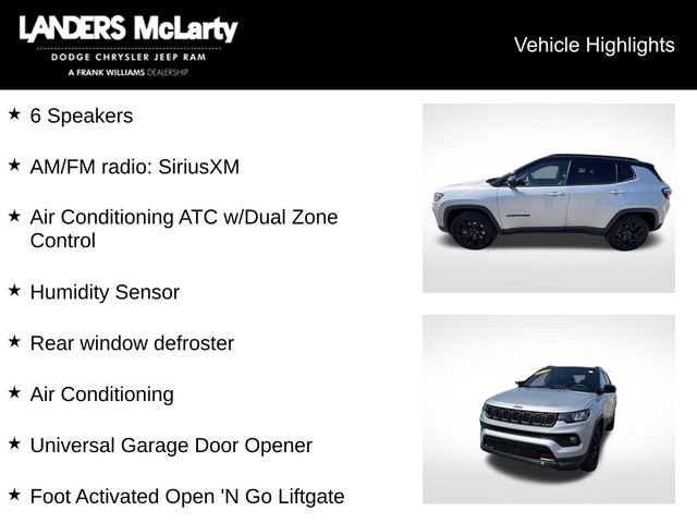 Used 2024 Jeep Compass Latitude w/ Sun and Sound Group AWD/4WD image 6