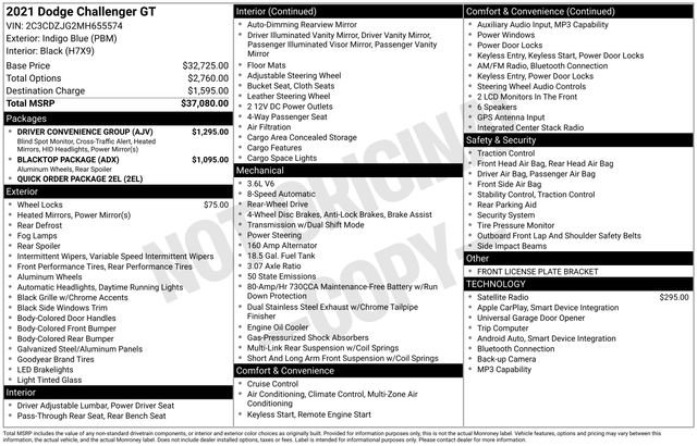 Used 2021 Dodge Challenger GT w/ Driver Convenience Group RWD image 26