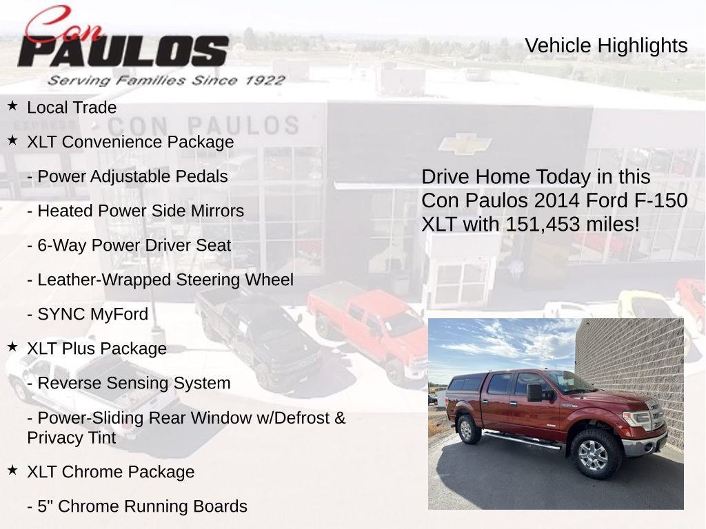 Used 2014 Ford F150 XLT w/ Equipment Group 302A Luxury AWD/4WD image 8