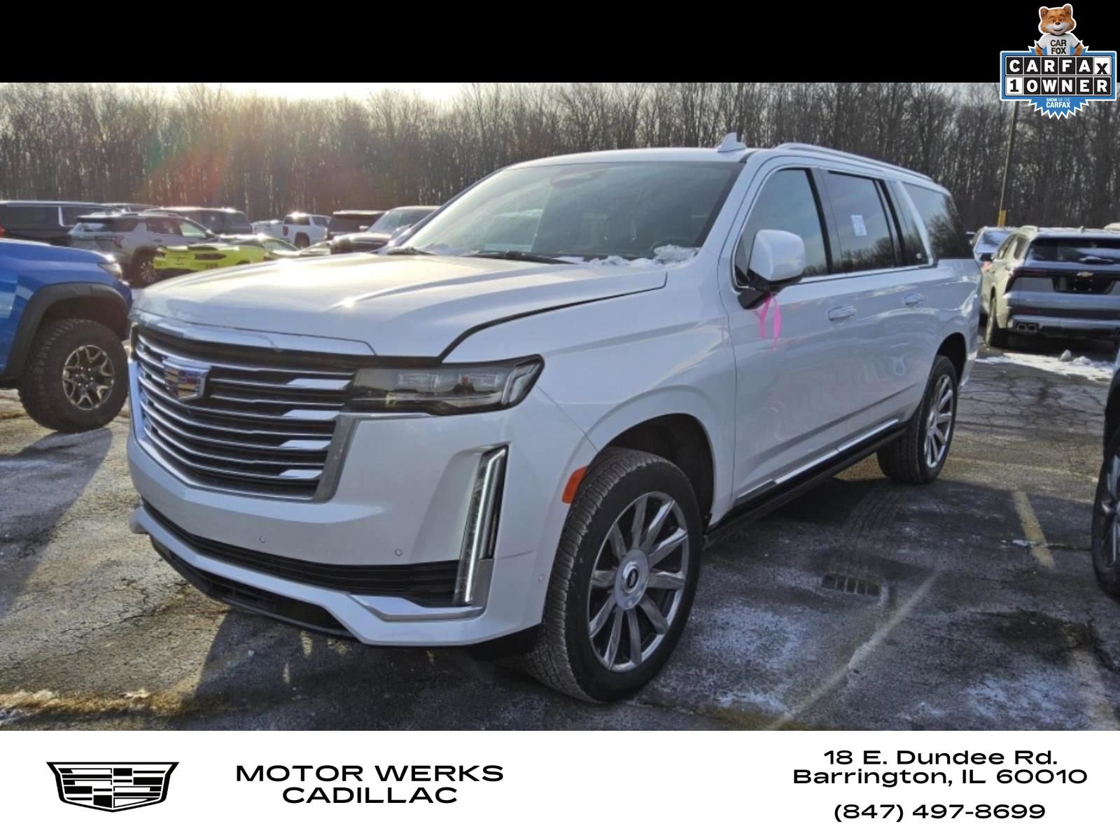 Used 2024 Cadillac Escalade ESV Premium Luxury Platinum w/ Heavy-Duty Trailer Package