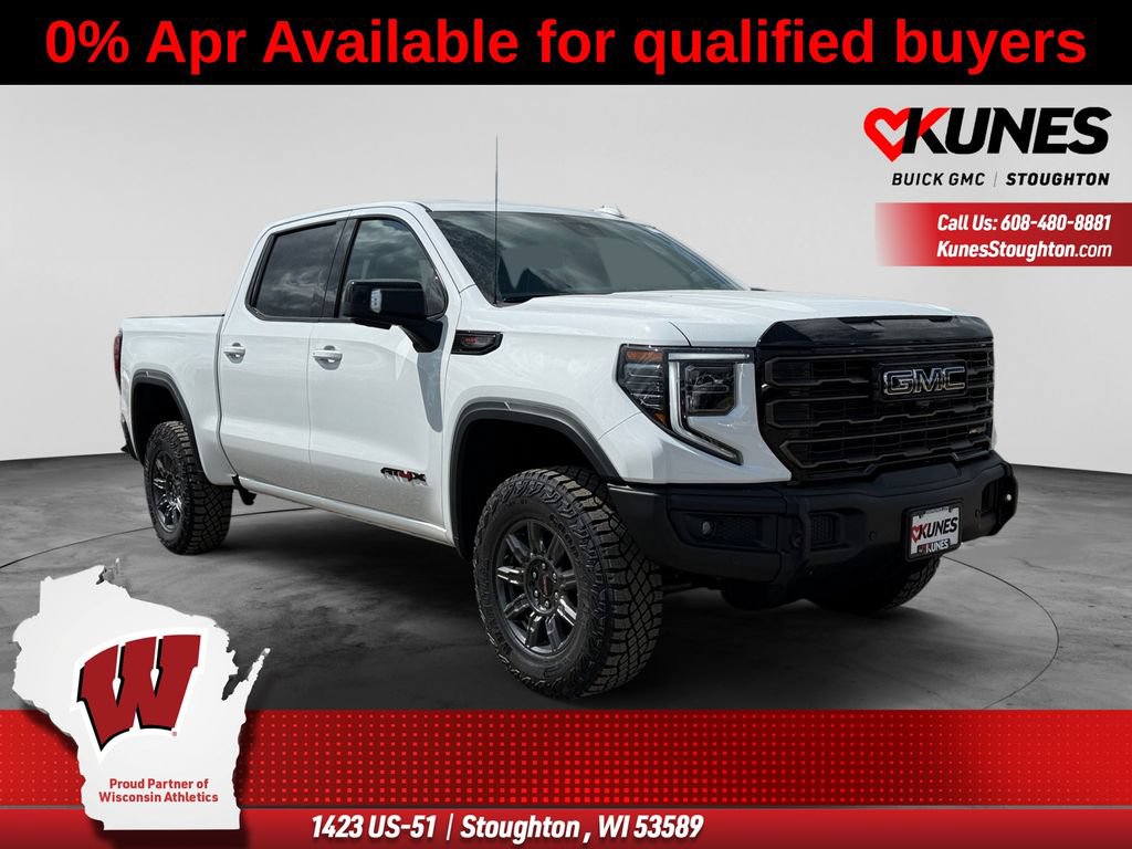 New 2026 GMC Sierra 1500 AT4X w/ LPO, Black Badging Package