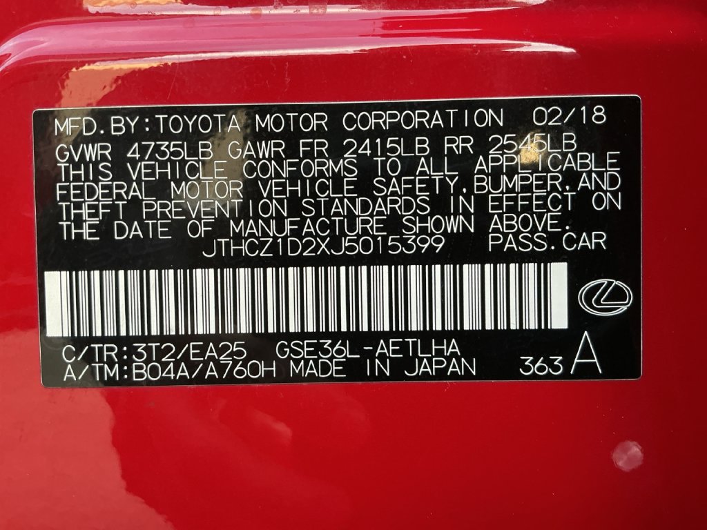 Used 2018 Lexus IS 350 F Sport w/ F Sport Package AWD/4WD image 31