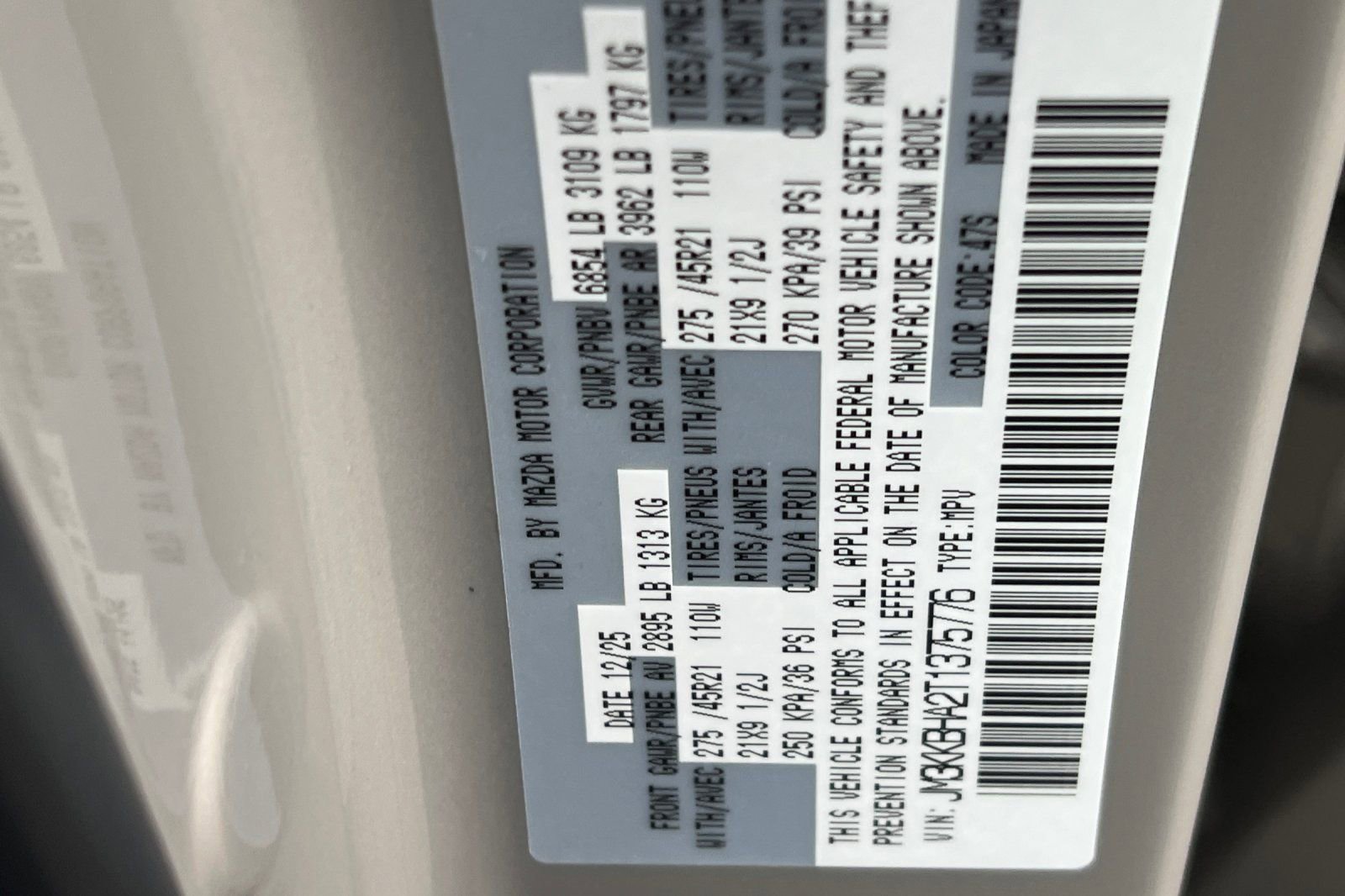 New 2026 MAZDA CX-90 Plug-In Hybrid w/ Preferred image 23