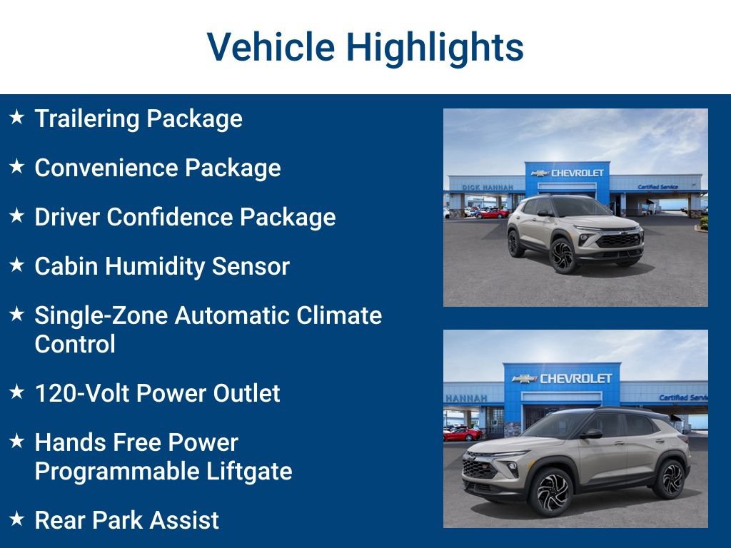 New 2026 Chevrolet TrailBlazer RS w/ Convenience Package AWD/4WD image 3