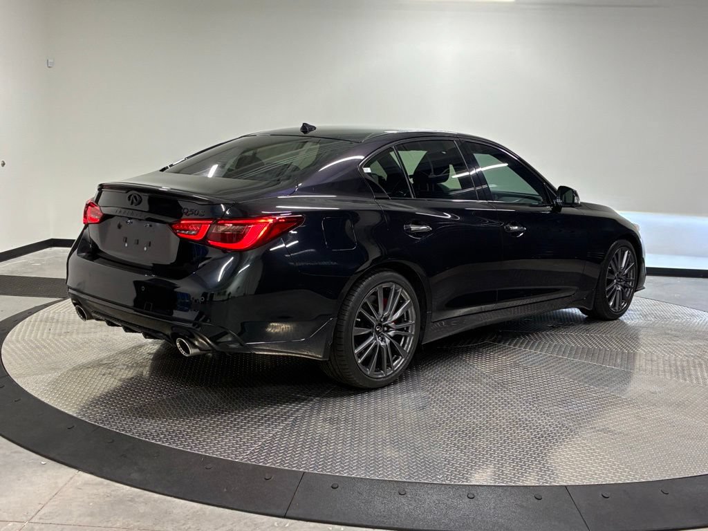Used 2024 INFINITI Q50 Red Sport 400 w/ Black Opal Edition RWD image 7