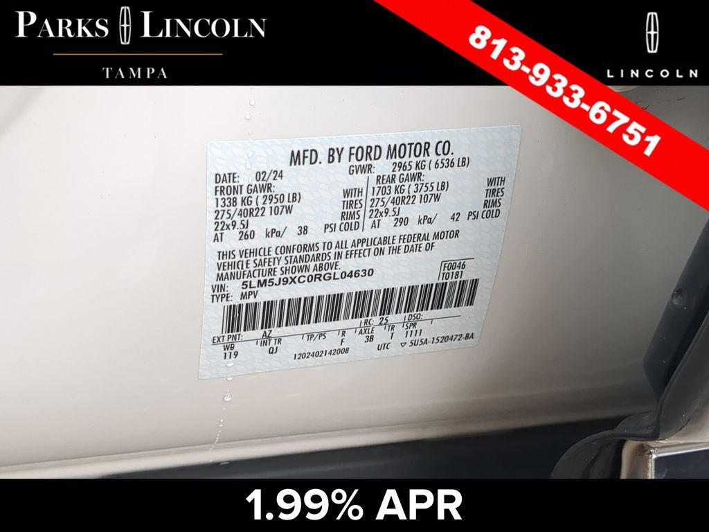 Certified 2024 Lincoln Aviator Black Label w/ Dynamic Handling Package AWD/4WD image 38
