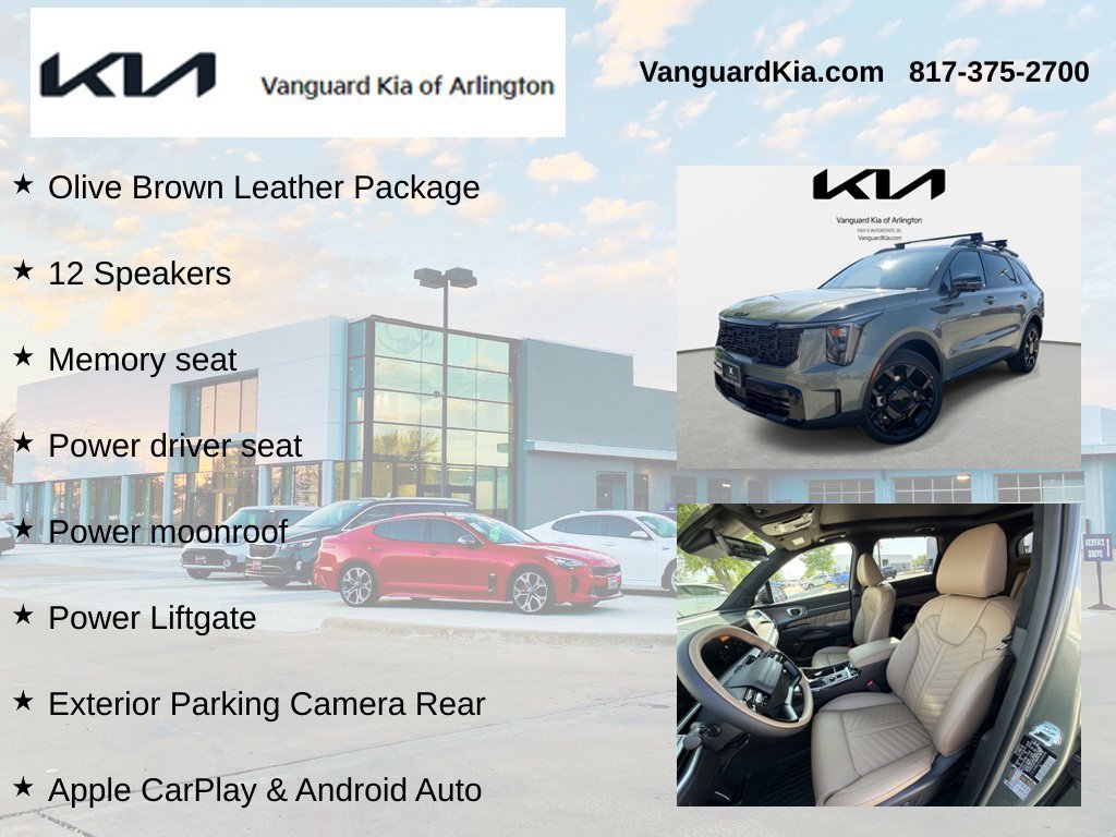 New 2026 Kia Sorento SX Prestige w/ Olive Brown Leather Package AWD/4WD image 6